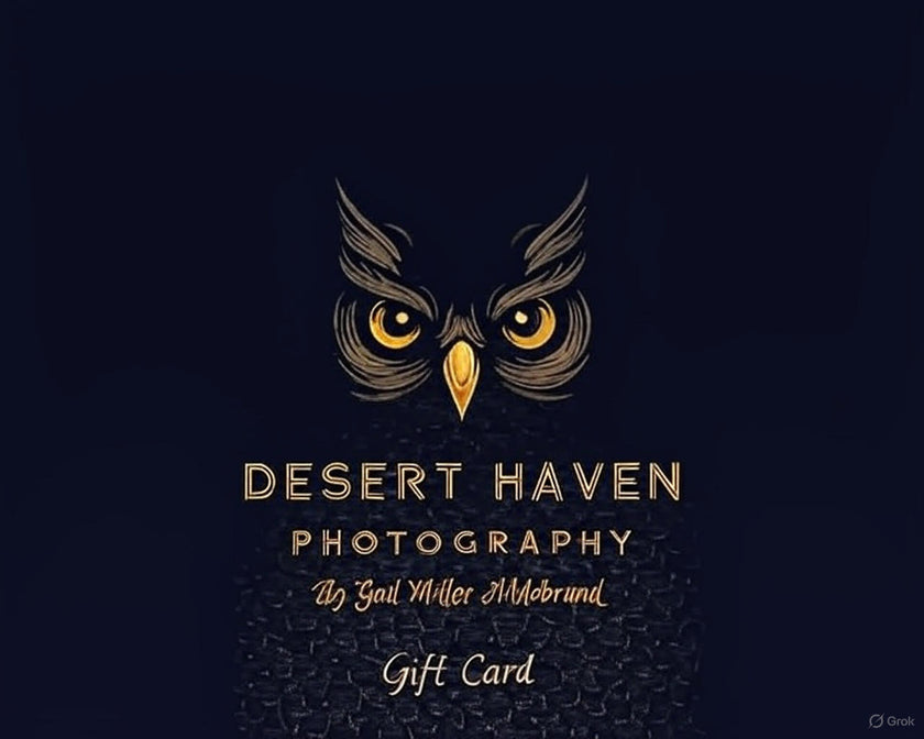 Gift Card Desert Haven Photography