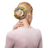 Yellow Scrunchie with bee's and blooms