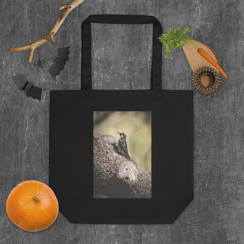 Eco Tote Bag Acorn Woodpecker